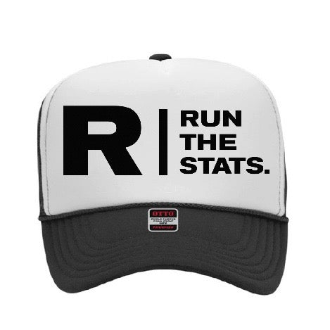 Run The Stats Trucker hat