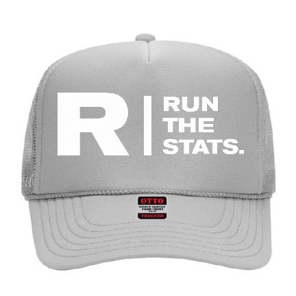 Run The Stats Trucker hat