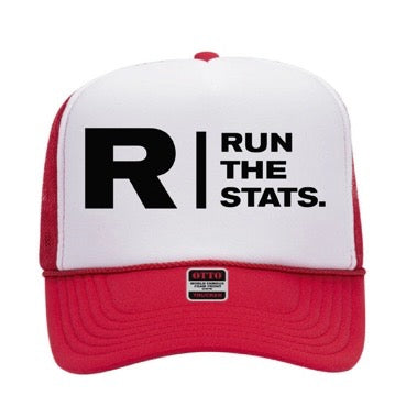 Run The Stats Trucker hat